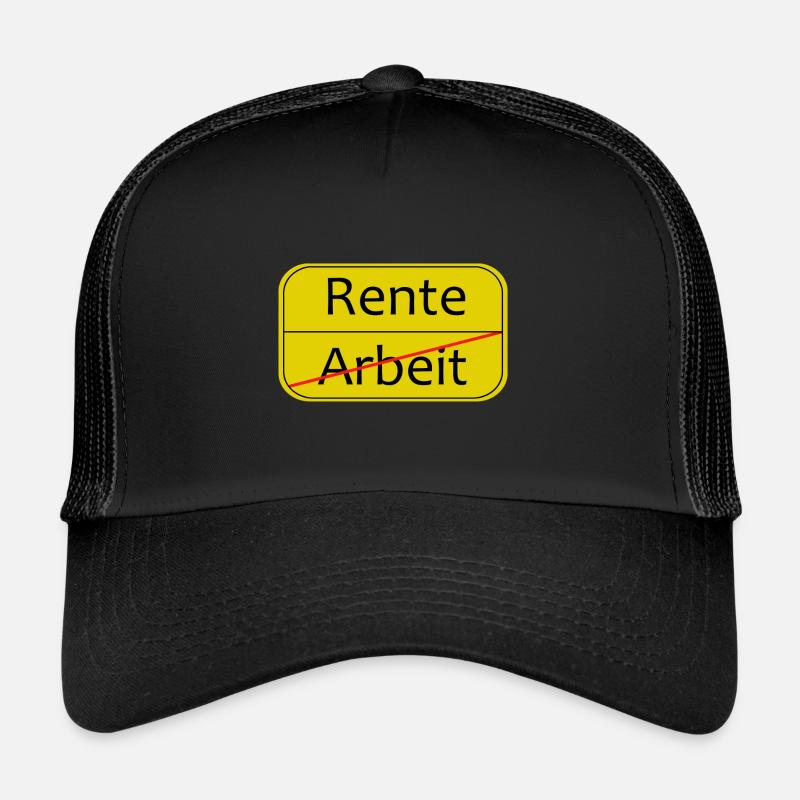 Rente Arbeit endlich Rentner Trucker Cap