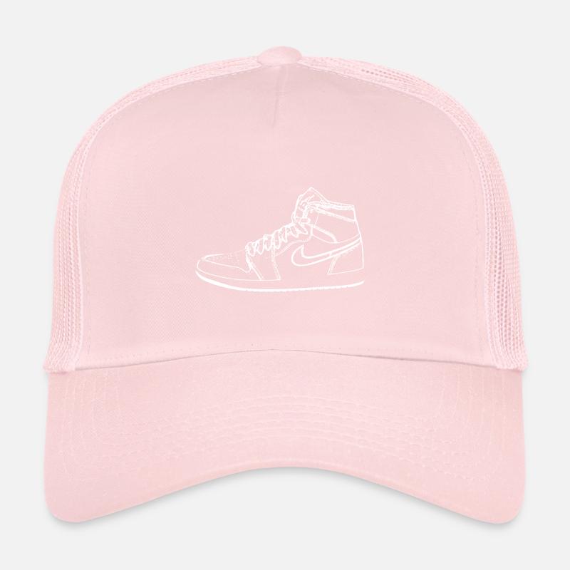 Sneaker blanc Casquette trucker 