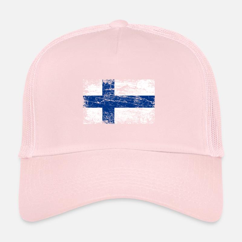 Drapeau de la Finlande Casquette trucker 