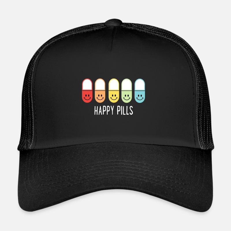 Les pilules heureuses Casquette trucker 