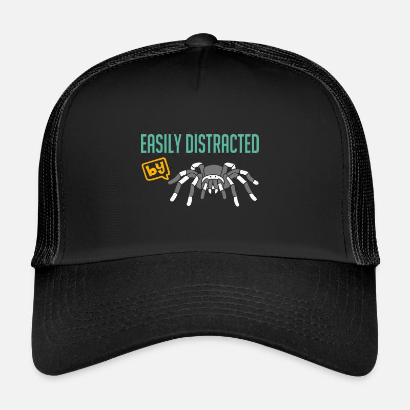 Fou de tarentules drôle d’araignée disant Casquette trucker 