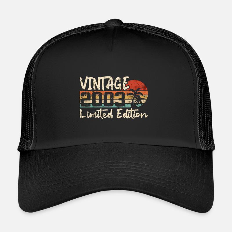 Vintage 2003 Millésime 2003 Cadeau D'anniversaire Casquette trucker 