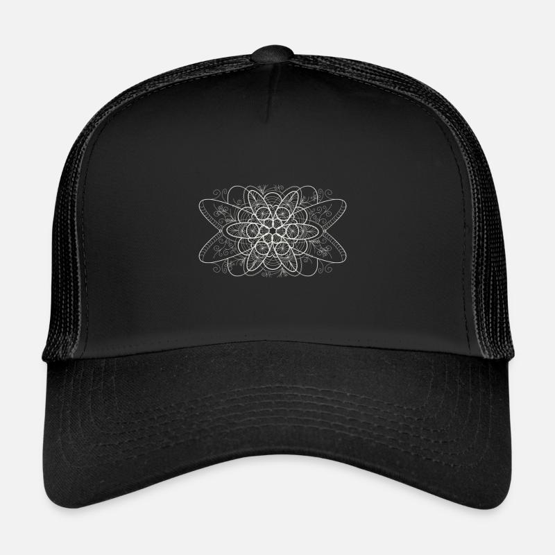 tribal giometrie - Trucker Cap - black/black