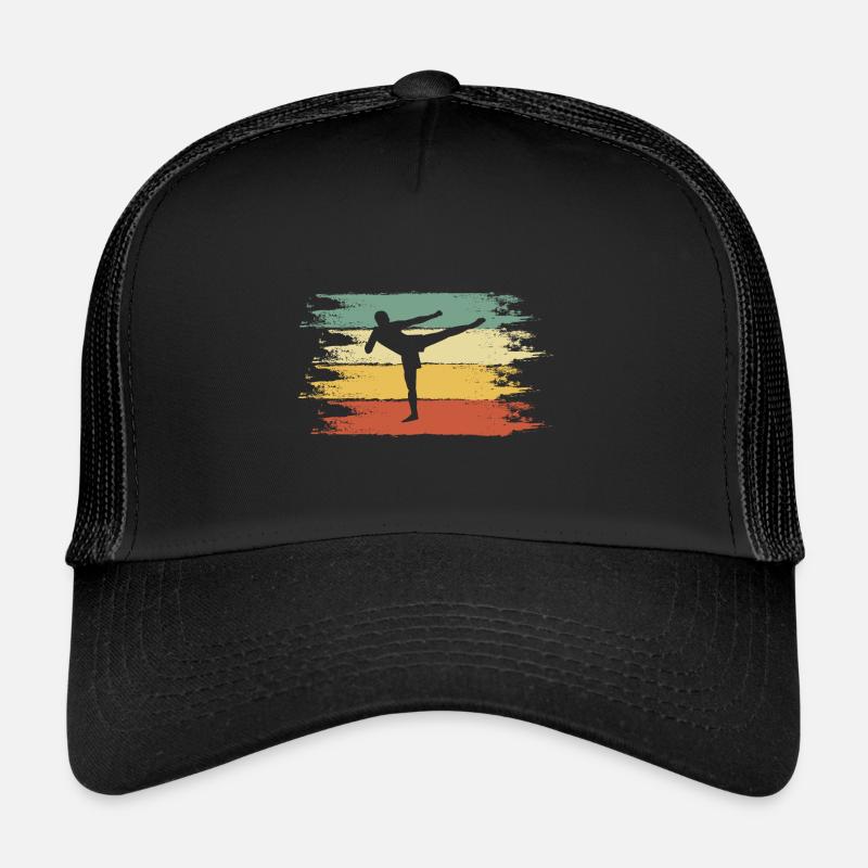 Kickboxer - Trucker Cap - Schwarz/Schwarz