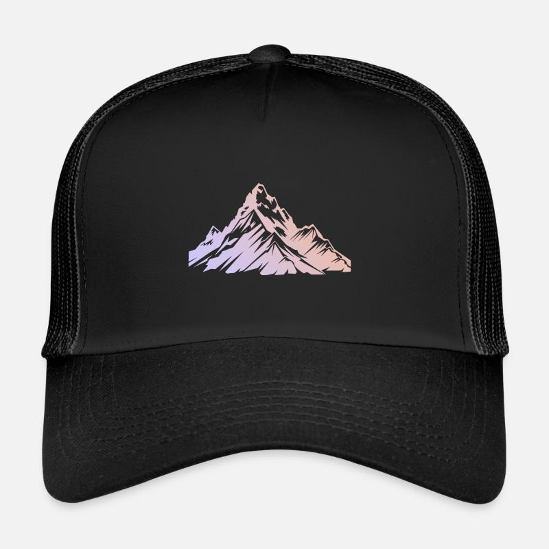 Alpen Berge Symbol Trucker Cap