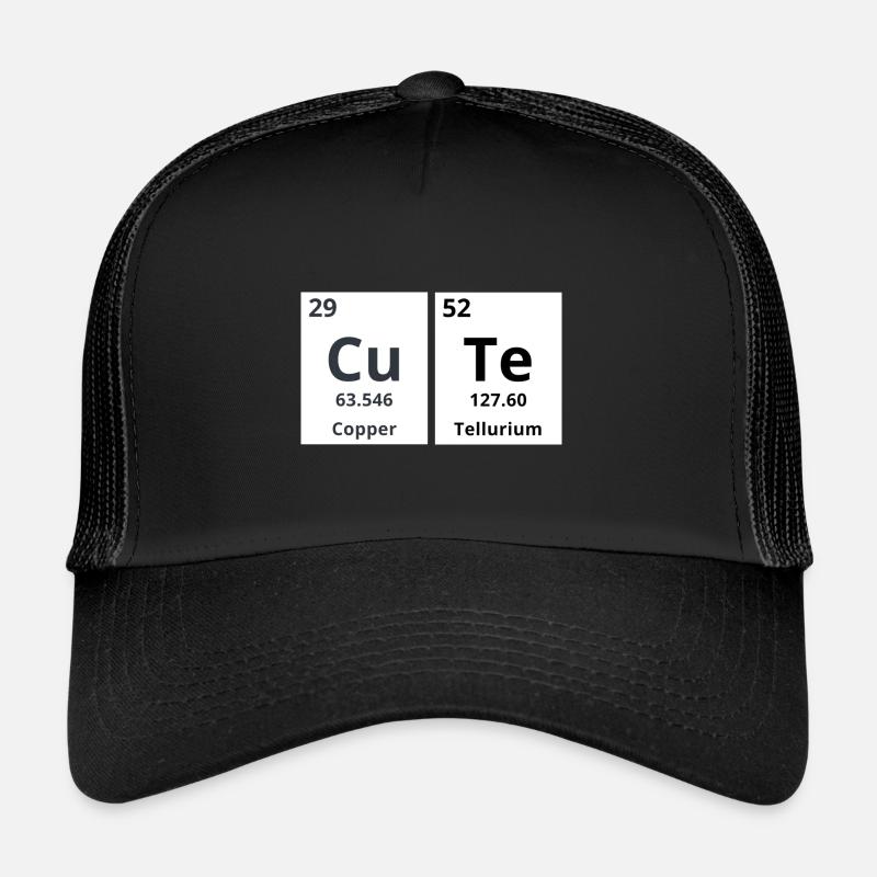 Mignon - Casquette trucker  - noir/noir