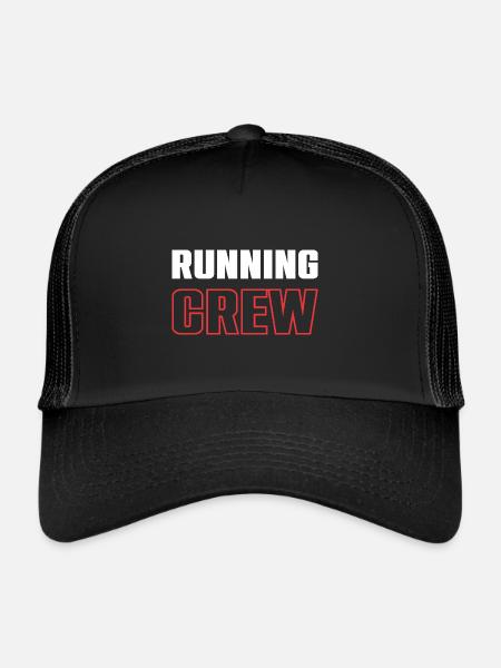 Équipe de course - Casquette trucker  - noir/noir - Devant