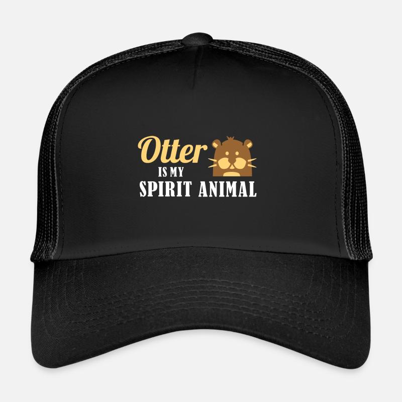 loutre - Casquette trucker  - noir/noir