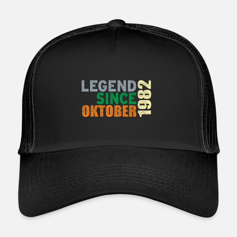 Birthday legend since October 1982 - Trucker Cap - black/black