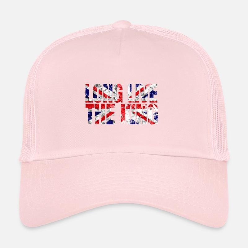 British King Coronation Charles England Flag Trucker Cap