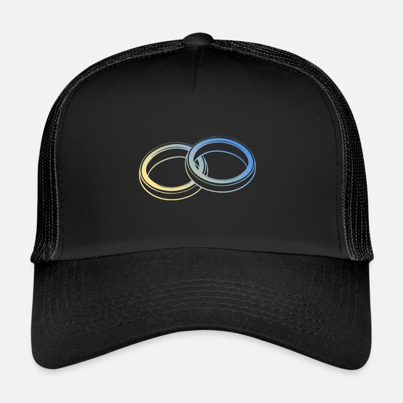 Eheringe Hochzeit Trucker Cap
