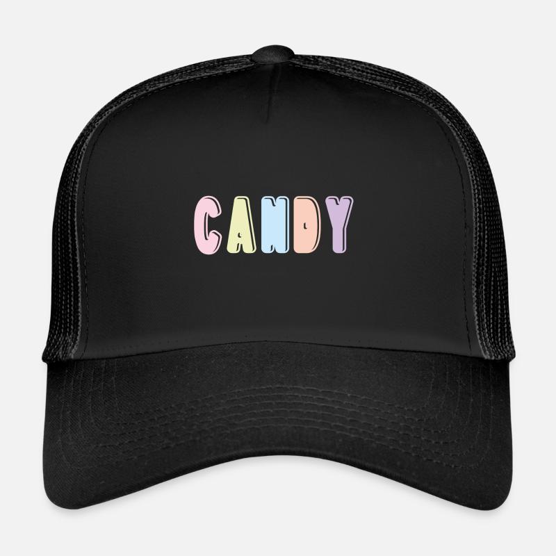 Candy - Casquette trucker  - noir/noir