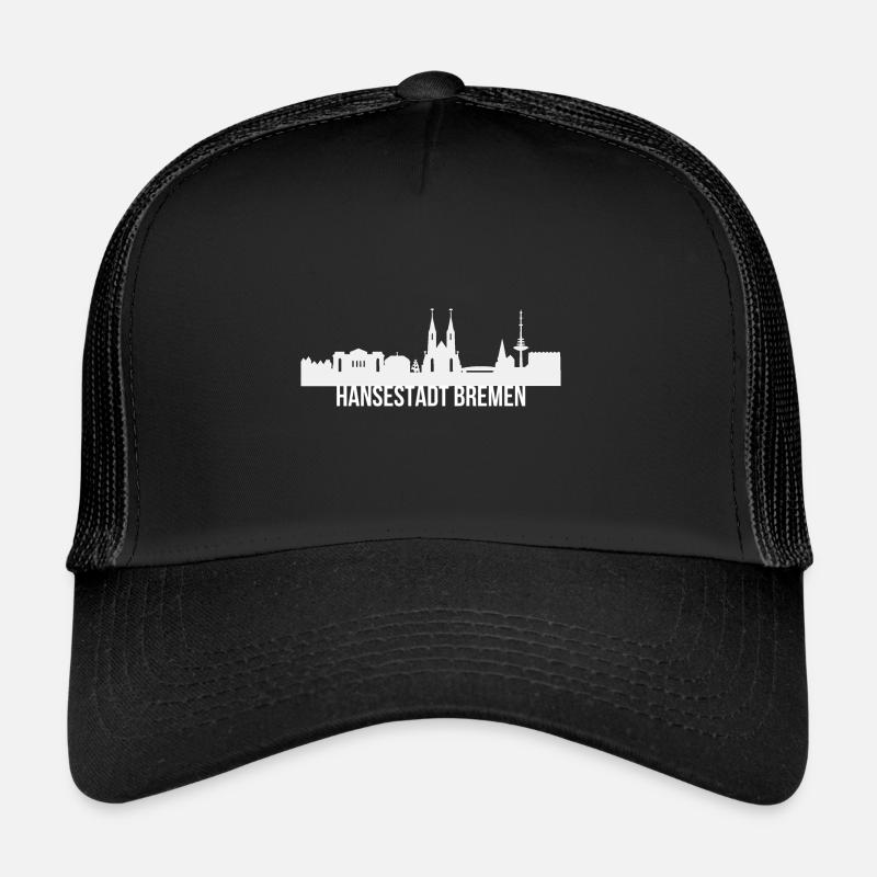 Hansestadt Bremen - Trucker Cap - Schwarz/Schwarz