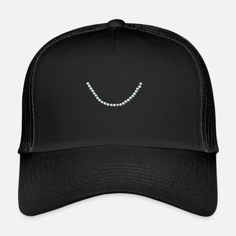 pearl necklace - Trucker Cap - black/black