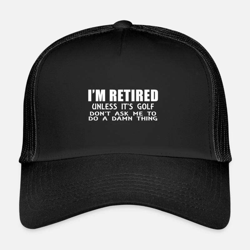 Chemise de golf drôle Casquette trucker 