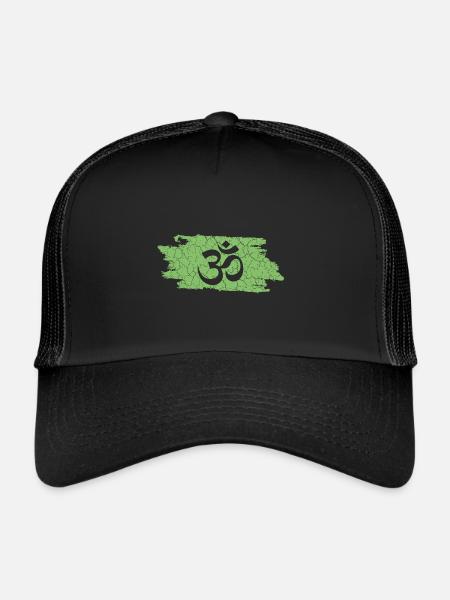 Om - Trucker Cap - Schwarz/Schwarz