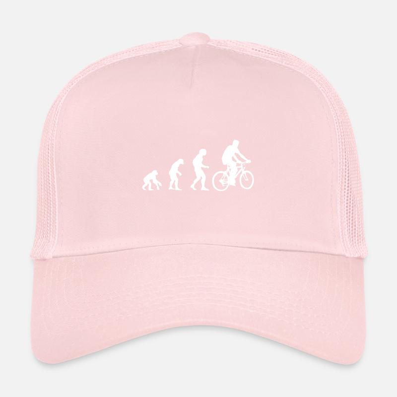 Evolution, singes au cycliste, vtt Casquette trucker 