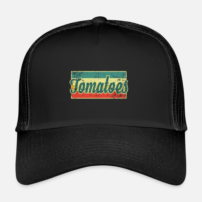 Tomaten - Trucker Cap - Schwarz/Schwarz