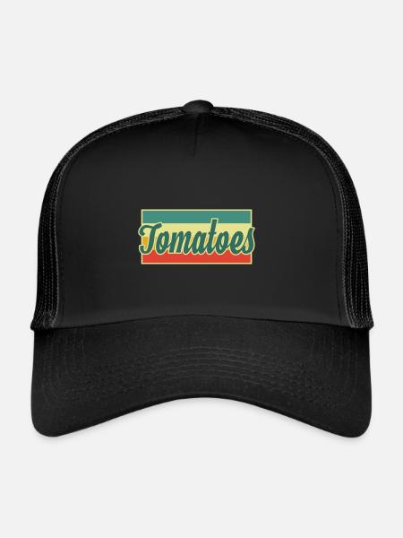 Tomaten - Trucker Cap - Schwarz/Schwarz