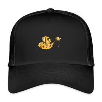 Soudeur Soudeur Soudage Profession de soudeur de métaux - Casquette trucker  - noir/noir - Devant