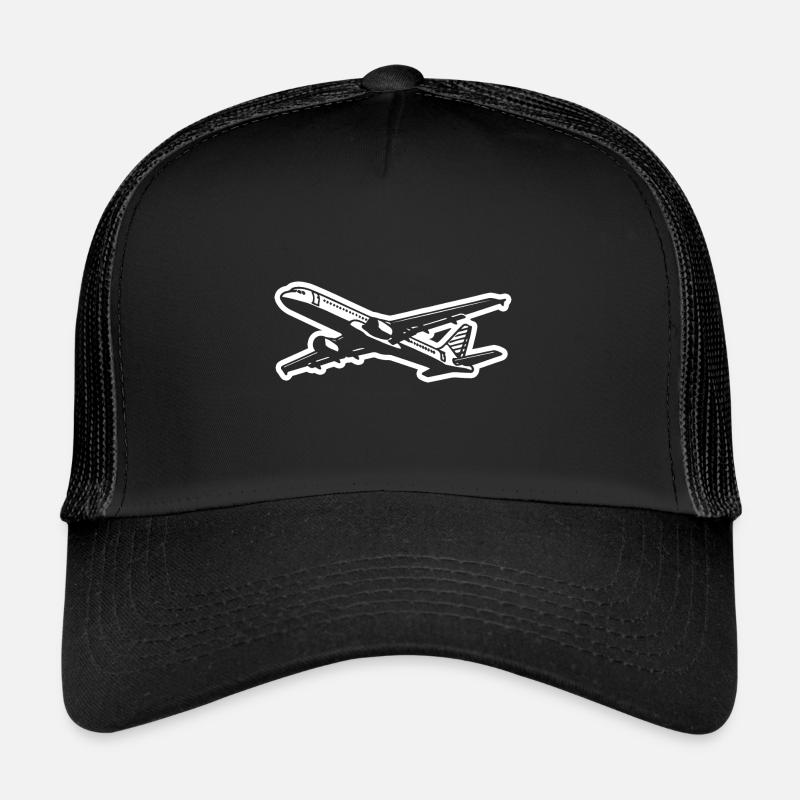 Flugzeug Pilot Flugplatz Flugsport Trucker Cap