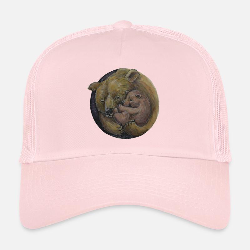 Bear Mum with Baby Bear - Security - Gift Trucker Cap