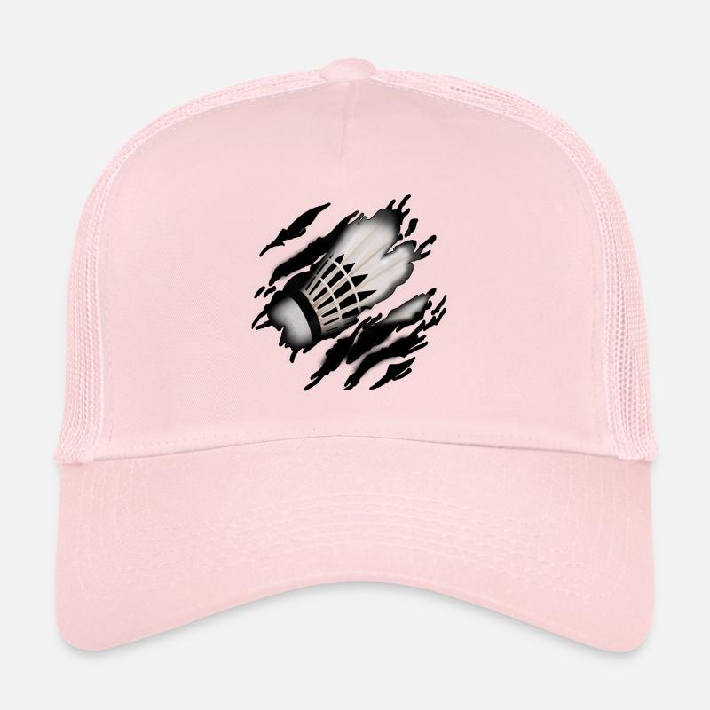 Badminton en moi Casquette trucker 