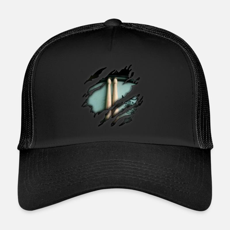 Schlagzeug in mir - Trucker Cap - Schwarz/Schwarz