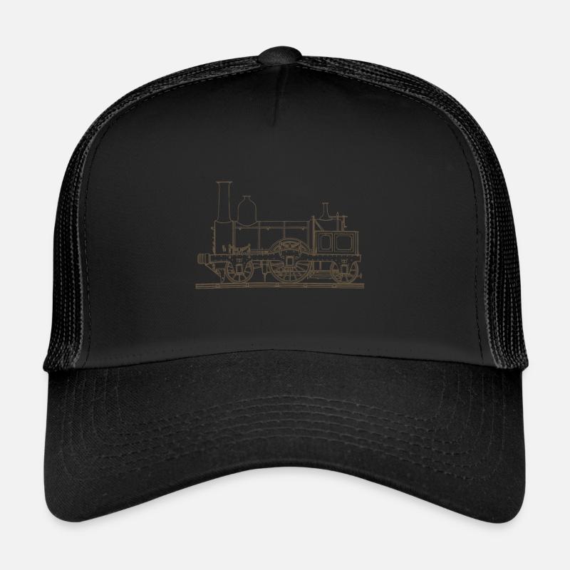 Locomotive - Trucker Cap - black/black
