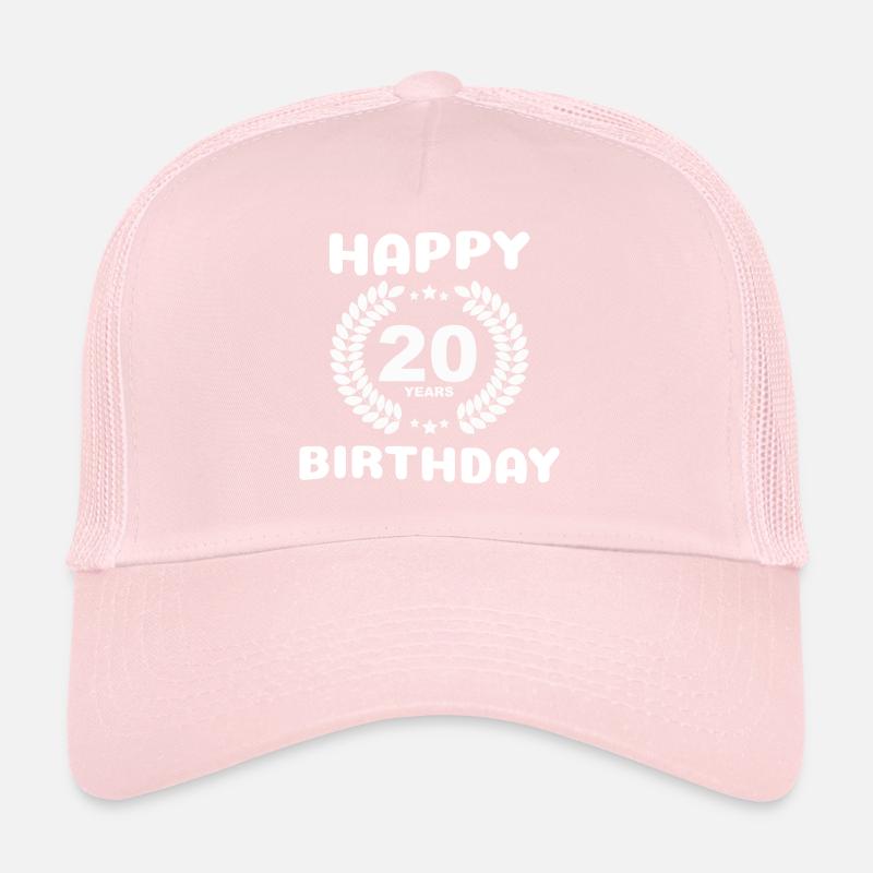 Happy Birthday 20 years gift Trucker Cap