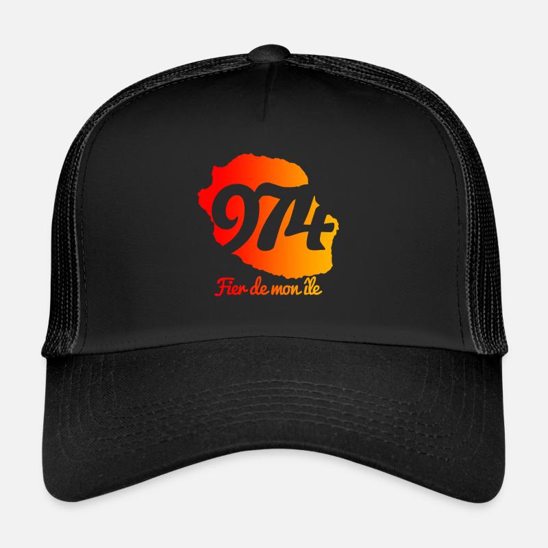 Collection 974 Fier de mon île Casquette trucker 