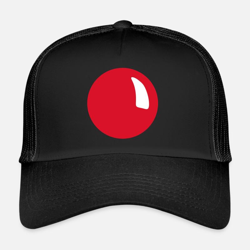 Rote Nase Kaugummi Rudolf roter Punkt Clown Trucker Cap