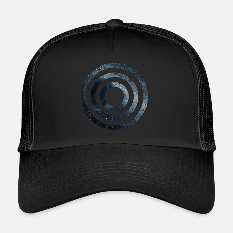 SPACE CIRCLES KREISE GRUNGE Trucker Cap