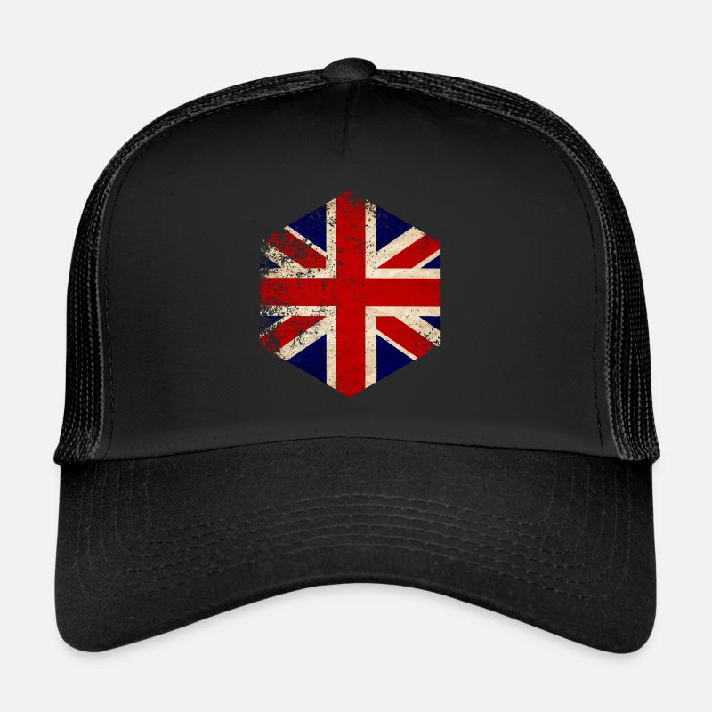 HEXAGON ENGLAND GRUNGE Trucker Cap