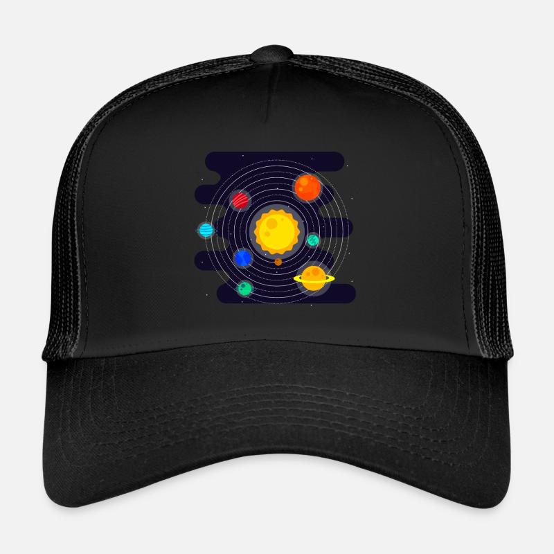Sonnensystem Planeten Erde Weltraum Mars Trucker Cap