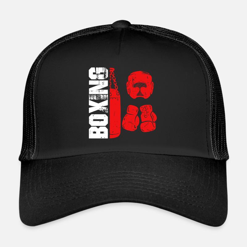 Boxen Sparring Sport Hobby Boxhandschuh Boxsack Trucker Cap