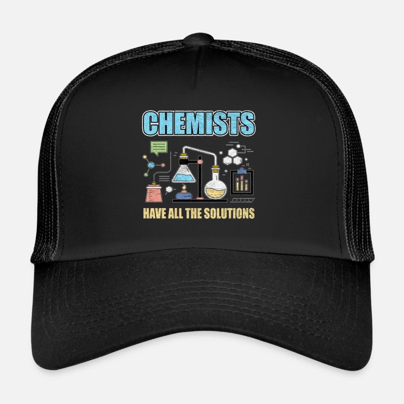 Laboratoire Éprouve - Casquette trucker  - noir/noir
