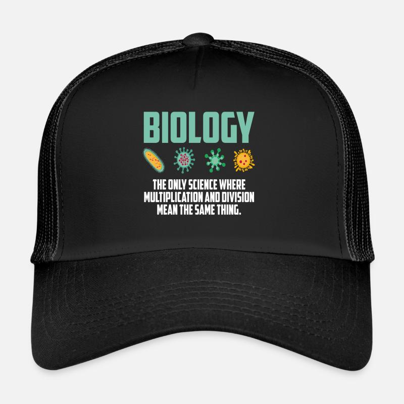 Biologe - Trucker Cap - Schwarz/Schwarz