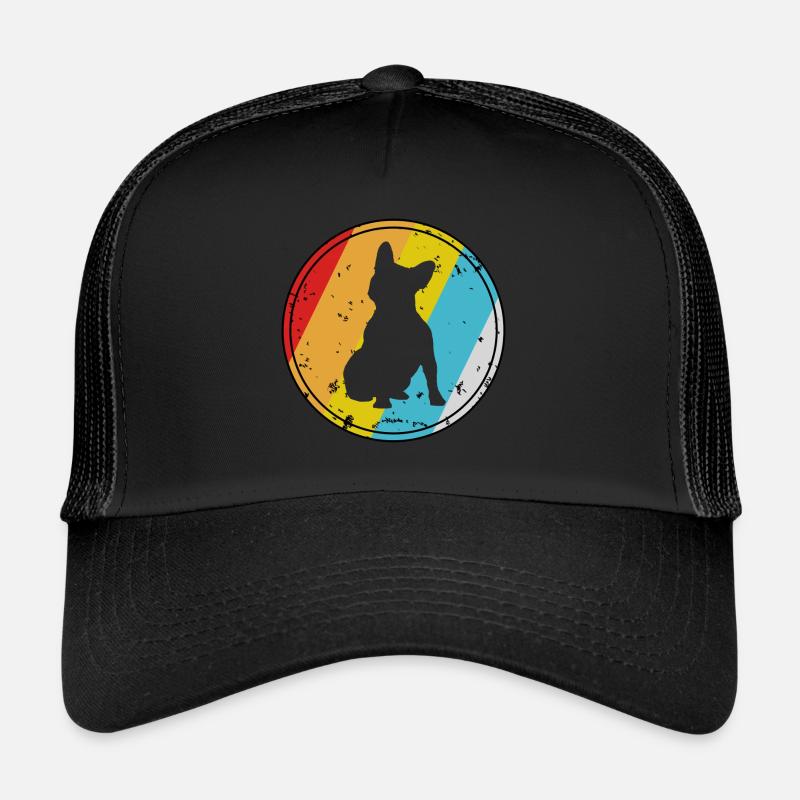 Rétro Boston Terrier Casquette trucker 