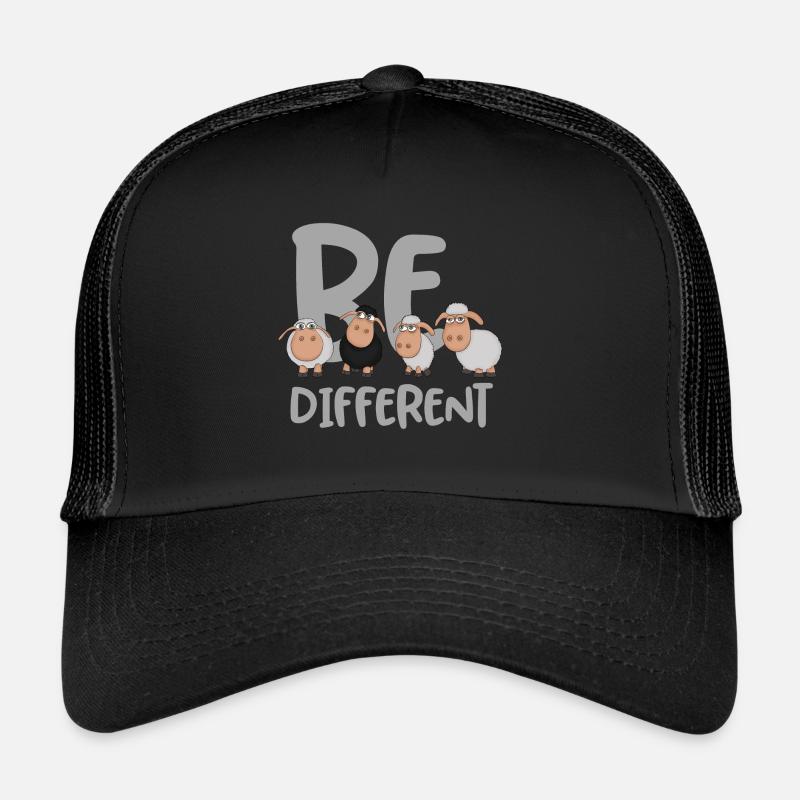 Moutons: moutons noirs uniques Casquette trucker 
