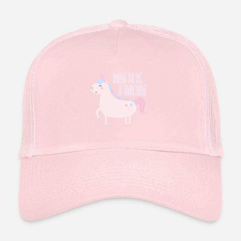 Né pour être une licorne Casquette trucker 