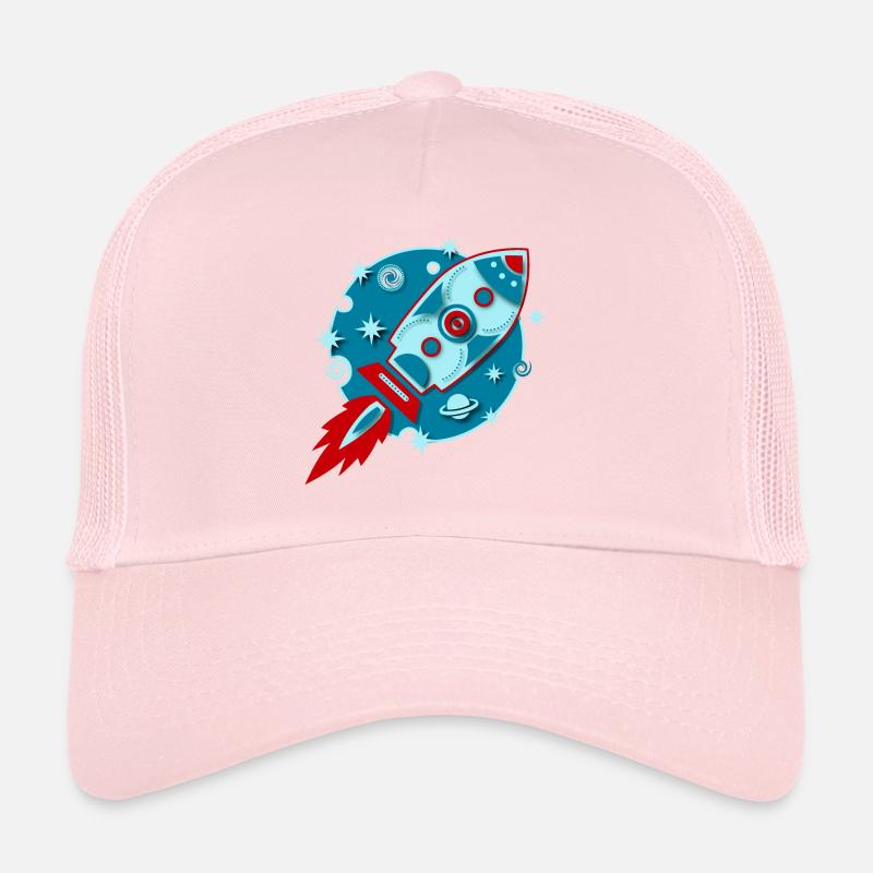 Rétro-fusée Planète Spatial Raumfahrt Sci-fi Casquette trucker 