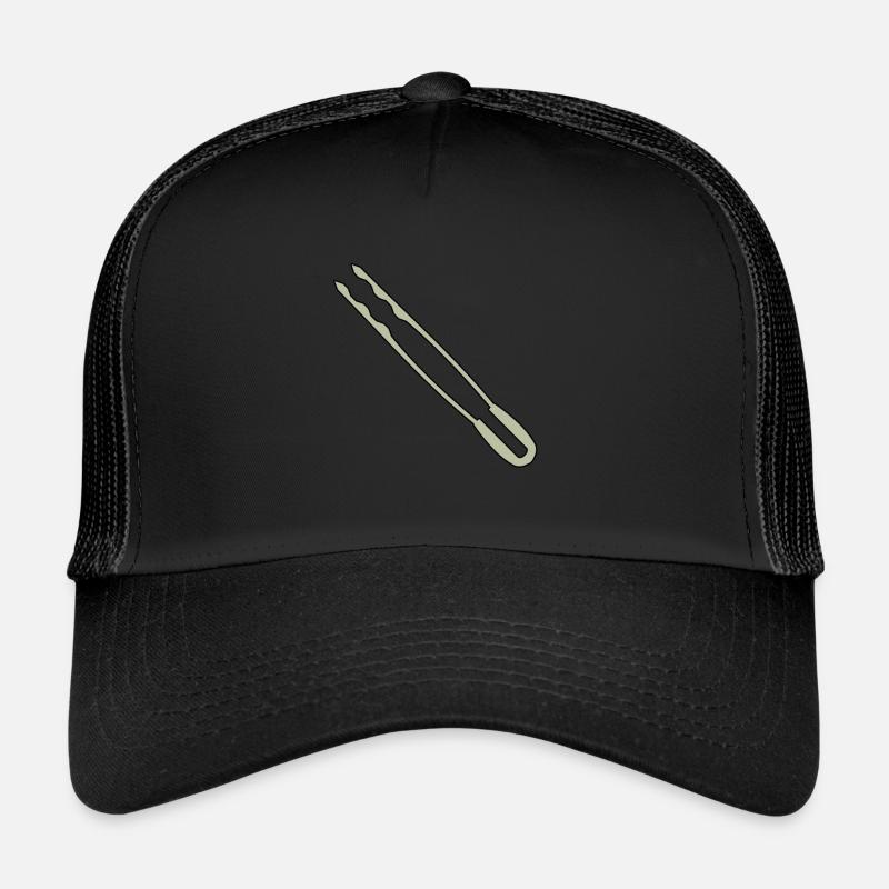 Pinces à griller - Casquette trucker - noir/noir