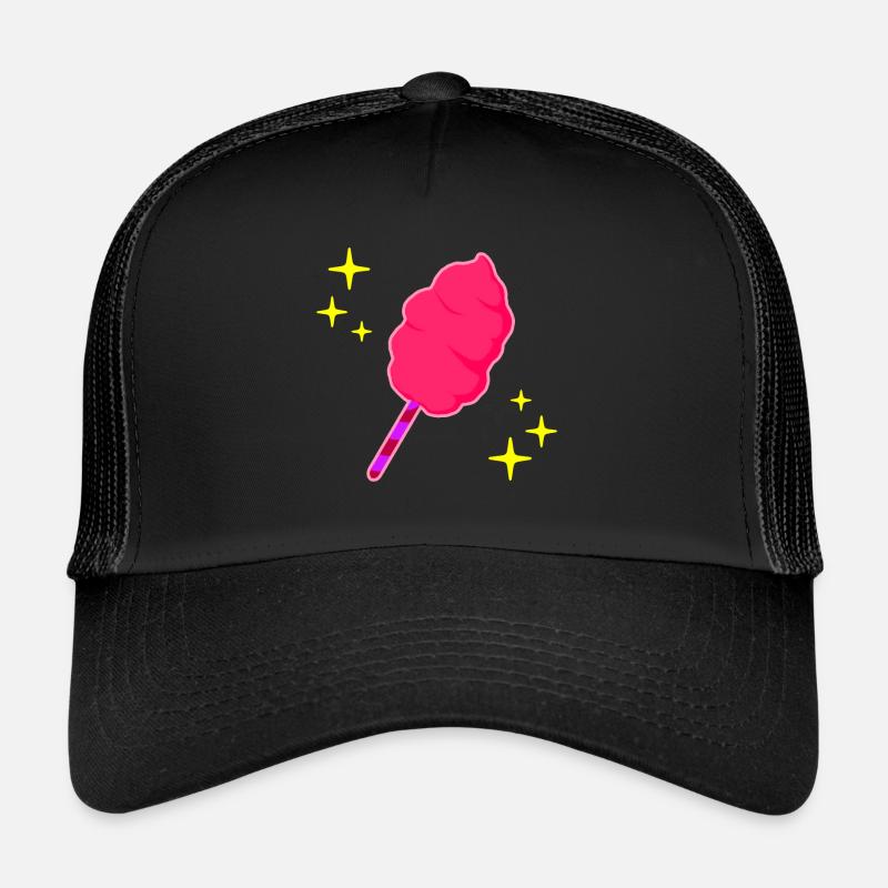 Barbe à papa, rose Casquette trucker 
