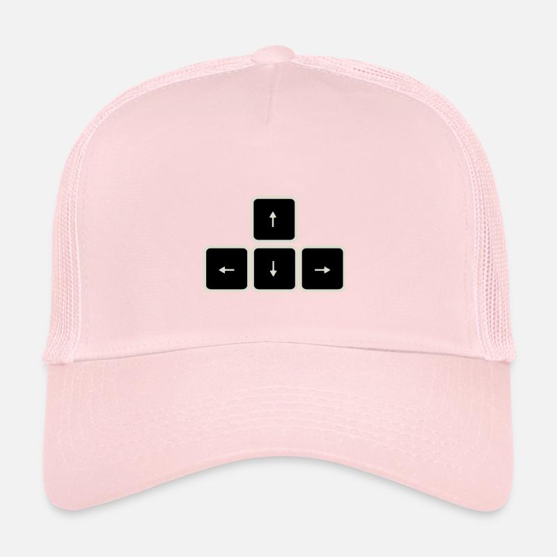 Pfeiltasten Tastatur Computer Nerd Trucker Cap