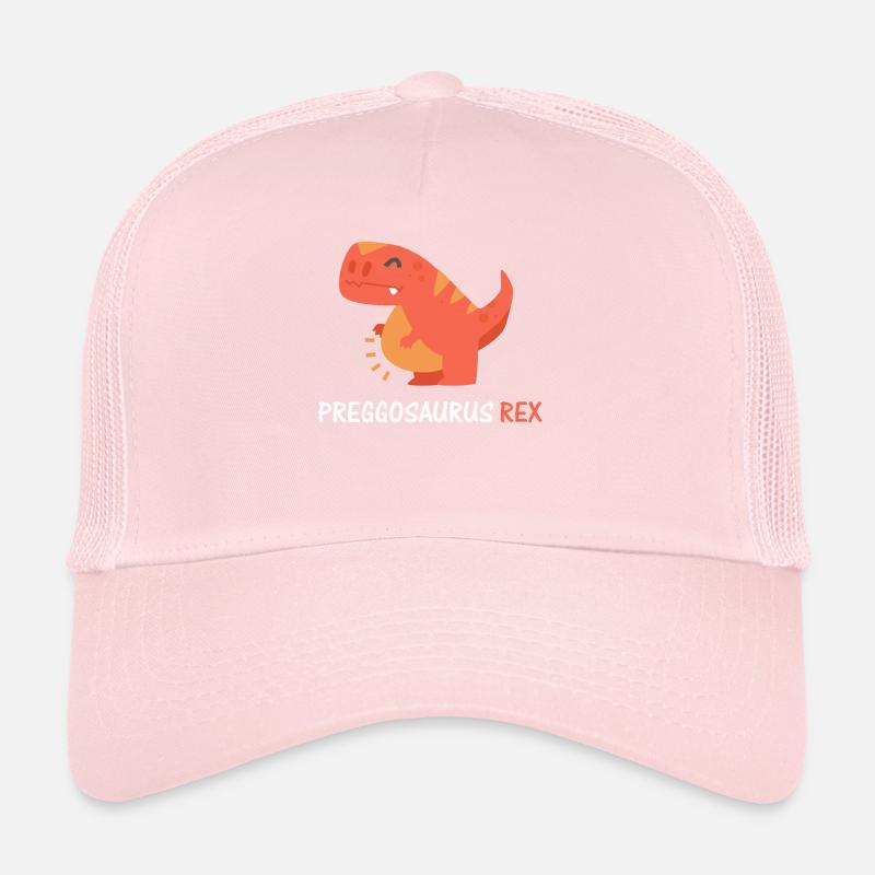 Preggosaurus Rex Expectant Mama Dinosaur Design Casquette trucker 