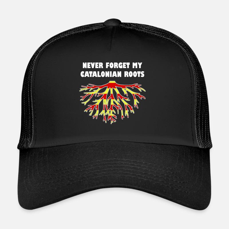 Cataluña Catalan Catalan Racines Catalogne Espagne Casquette trucker 