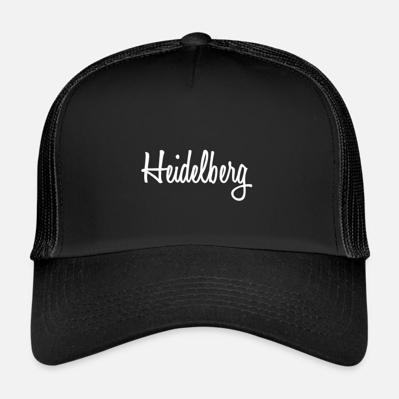 Heidelberg - Trucker Cap - Schwarz/Schwarz