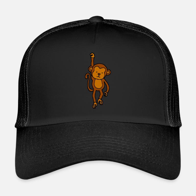 Cute monkey - spider monkey kids baby gift Trucker Cap