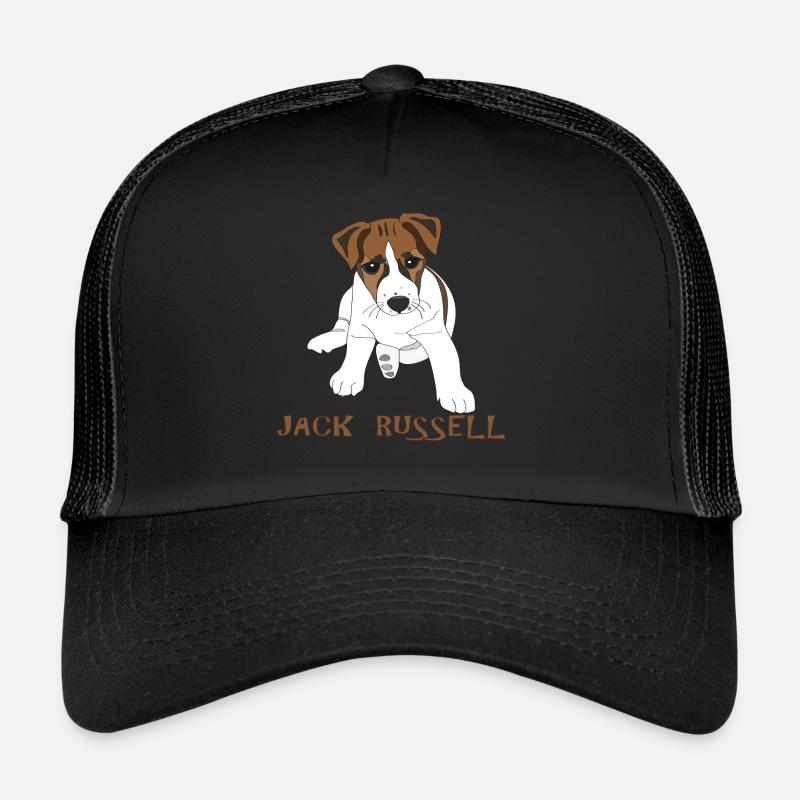 Kleiner Jack Russell Welpe Trucker Cap